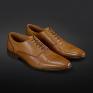Mørkebrune "No-Tie" snørebånd til pæne sko